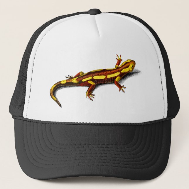 Vintage fire Salamander Trucker Hat (Front)