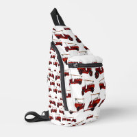 Vintage Fire Trucks Pattern,