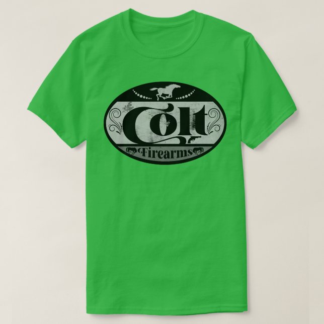 Vintage Firearms Label T-Shirt (Design Front)