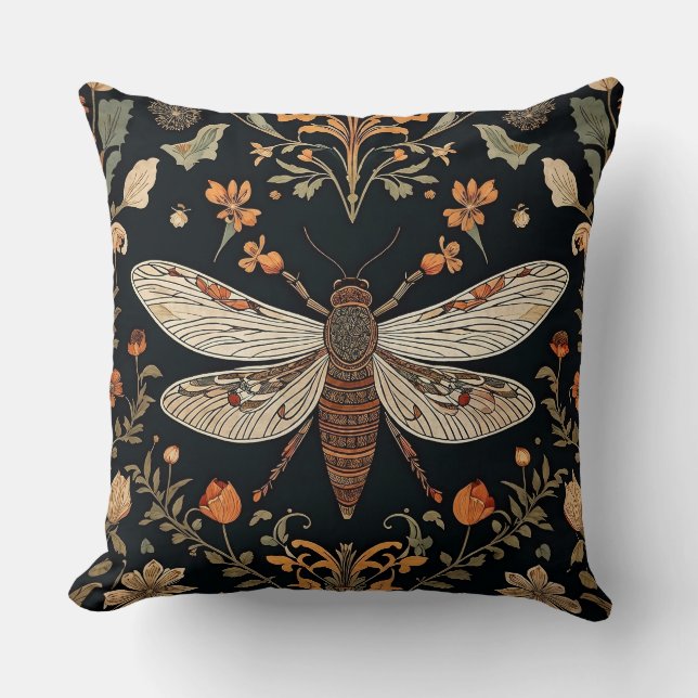 Vintage Firefly Garden  Cushion (Front)