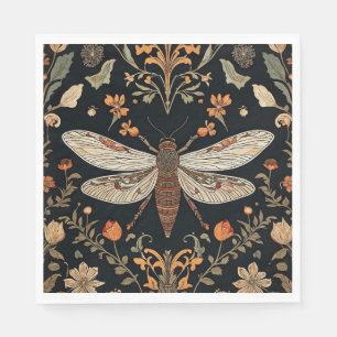 Vintage Firefly Garden  Napkin