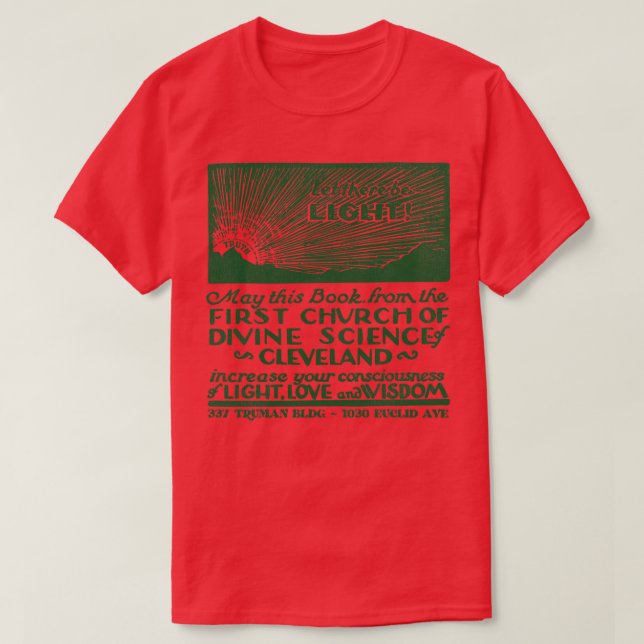 Vintage First Church of Divine Science T-Shirt (Design Front)