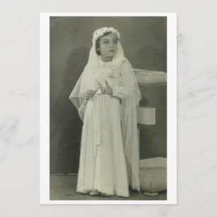 Vintage First communion Card