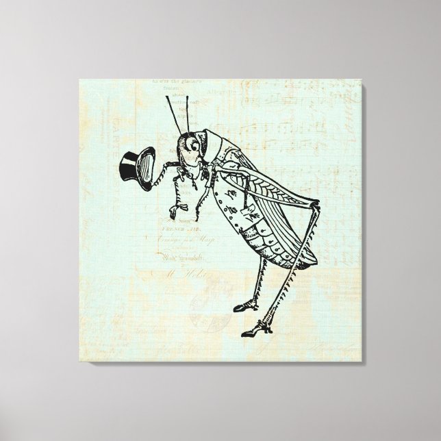 Vintage Fish Art Canvas Print (Front)