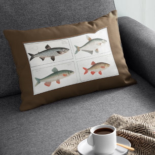 Vintage Fish Decorative Cushion