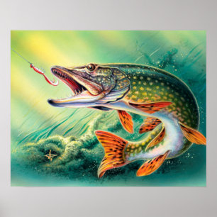 Vintage Fish Home Office wall decor