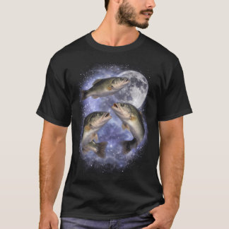 Vintage Fish Midnight 90s Graphic 90s Ocean Wildli T-Shirt