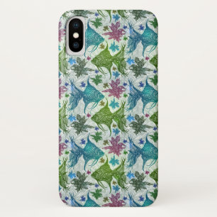 Vintage Fish Pattern iPhone X Case
