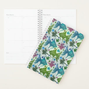 Vintage Fish Pattern Planner