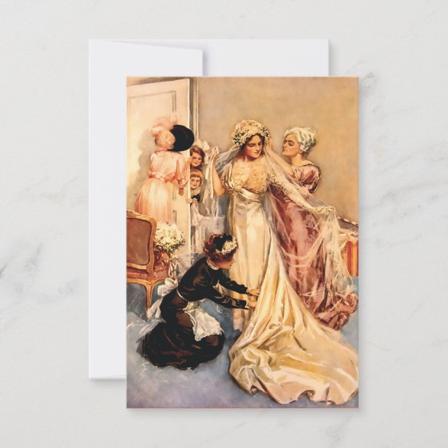 Vintage Fisher Girl ~Victorian Bride To Be (Front)