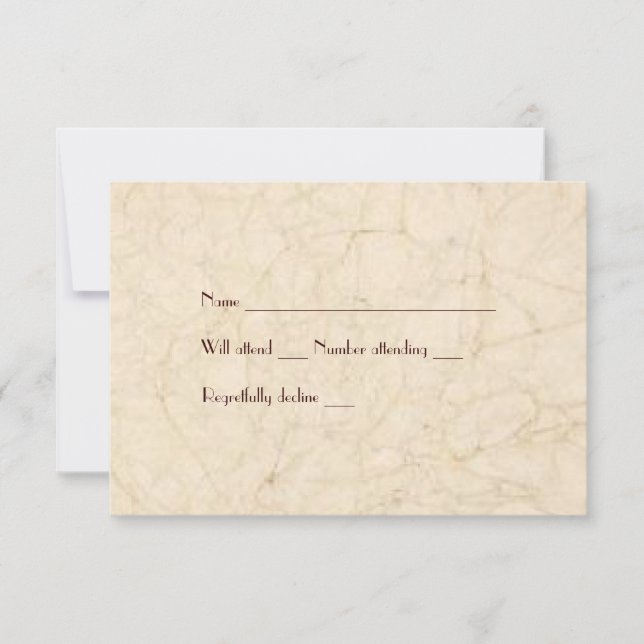 Vintage Fishermen Lovers Boat rsvp with envelopes (Front)