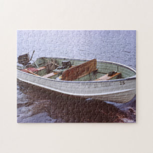 Vintage Fishing Boat Jigsaw Puzzle