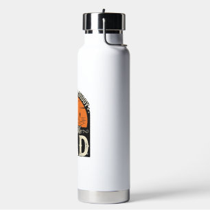 Vintage Fishing Buddy Dad Shirt Design_1 Water Bottle