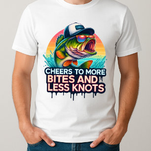 Vintage fishing graphic for dad gift T-Shirt