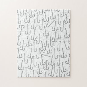 Vintage fishing hooks jigsaw puzzle