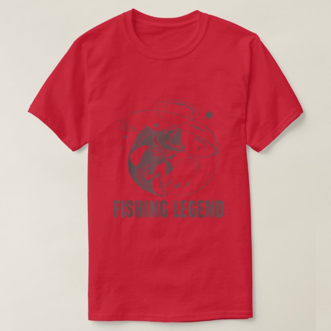 Vintage Fishing Legend  T-Shirt (Design Front)
