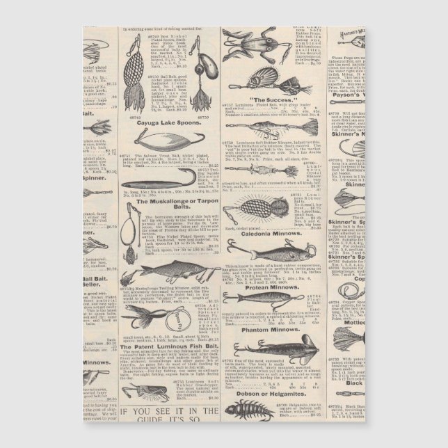 Vintage Fishing Lures: Antique 1900s Fisherman (Front)