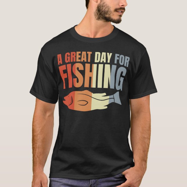 Vintage Fishing Quote boy T-Shirt (Front)