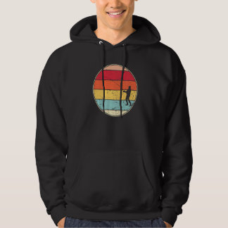 Vintage Fishing Retro Fishing Silhouette Fisherman Hoodie