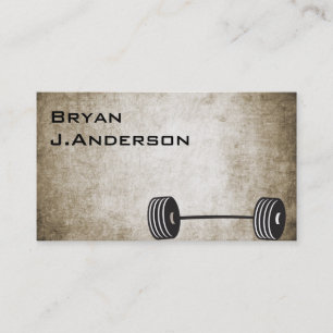 Vintage Fitness Business Card