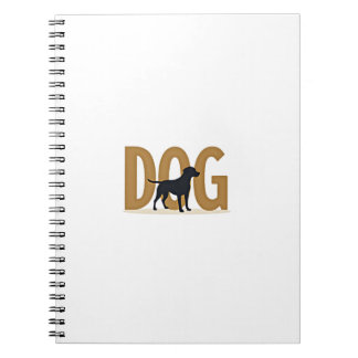 Vintage Fitness Lifestyle Husky Workout Dog Cartoo Notebook