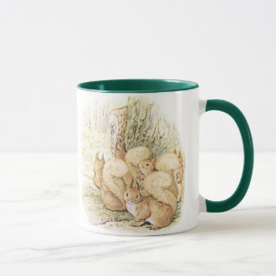 Vintage Five Squirrels Mug
