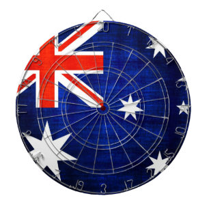 Vintage Flag Australia 2 Dartboard