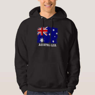 Vintage Flag Australia Country Retro Flag Australi Hoodie