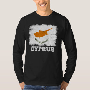 Vintage Flag Cyprus Country Retro Flag Cypriot T-Shirt
