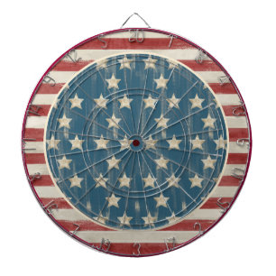 Vintage Flag Dart Board
