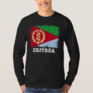 Vintage Flag Eritrea Country Retro Flag Eritrean T-Shirt