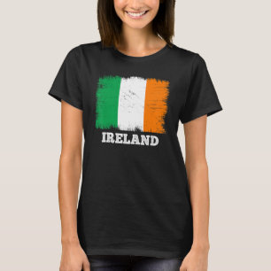 Vintage Flag Ireland Country Retro Flag Irish T-Shirt