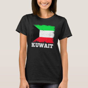 Vintage Flag Kuwait Country Retro Flag Kuwaiti T-Shirt