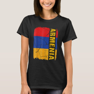 Vintage Flag of Armenia Love Your Country T-Shirt
