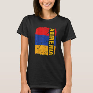 Vintage Flag of Armenia Love Your Country   T-Shirt