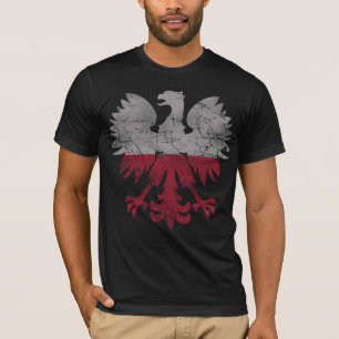Vintage Flag of Poland White Eagle T-Shirt