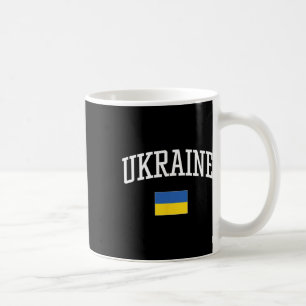 Vintage Flag Of Ukraine Love Your Country Coffee Mug