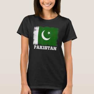 Vintage Flag Pakistan Country Retro Flag Pakistani T-Shirt