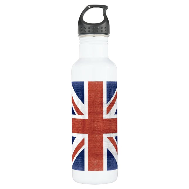 Vintage Flag United Kingdom 710 Ml Water Bottle (Front)