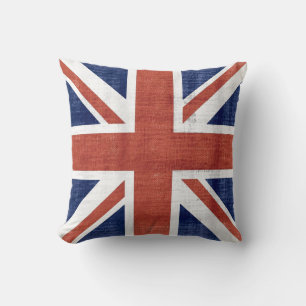 Vintage Flag United Kingdom Pillow #2