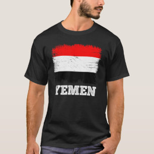 Vintage Flag Yemen Country Retro Flag Yemeni T-Shirt