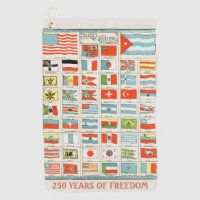 Vintage Flags Of All Nations Educational Poster