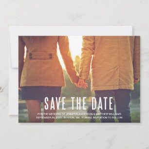VINTAGE FLAIR SAVE THE DATE ANNOUNCEMENT
