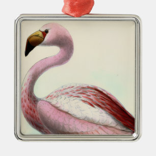 Vintage Flamingo Metal Tree Decoration