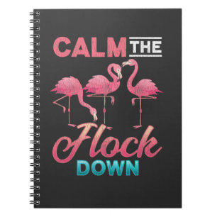 Vintage Flamingo Sarcastic Inappropriate Saying Notebook