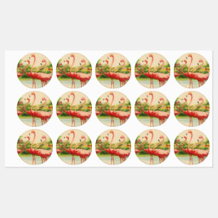 Vintage Flamingos