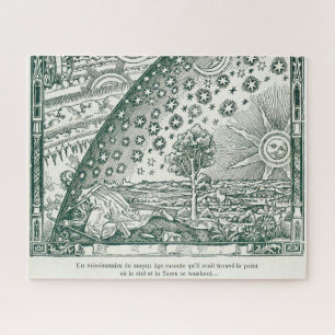 Vintage Flammarion Illustration of Universe Jigsaw Puzzle