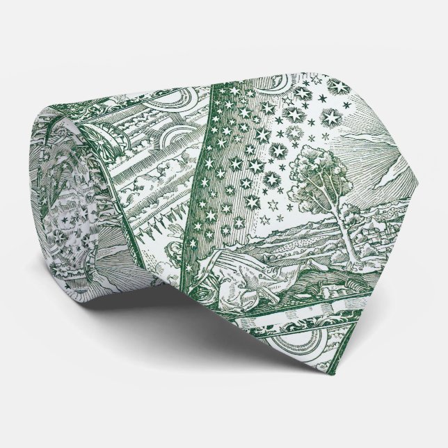 Vintage Flammarion Illustration of Universe Tie (Rolled)