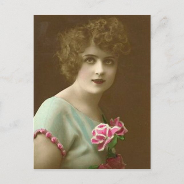 Vintage Flapper (11) Postcard (Front)
