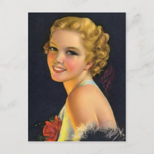 Vintage Flapper (25) Postcard
